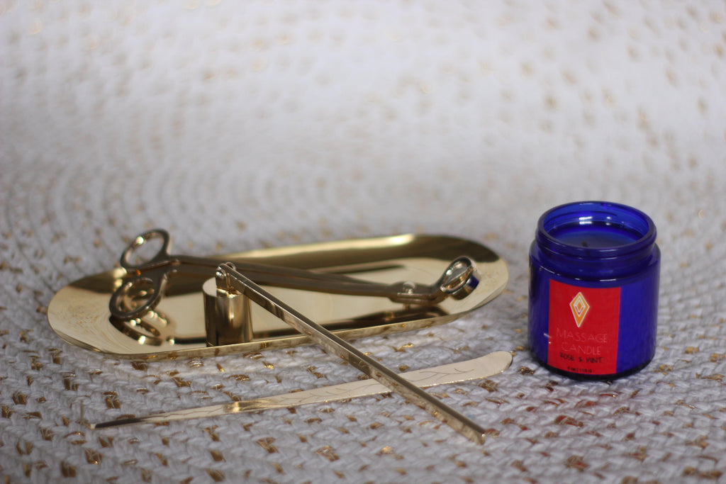 Gold Candle Care Tool Kit - LITTLE SUN CANDLE