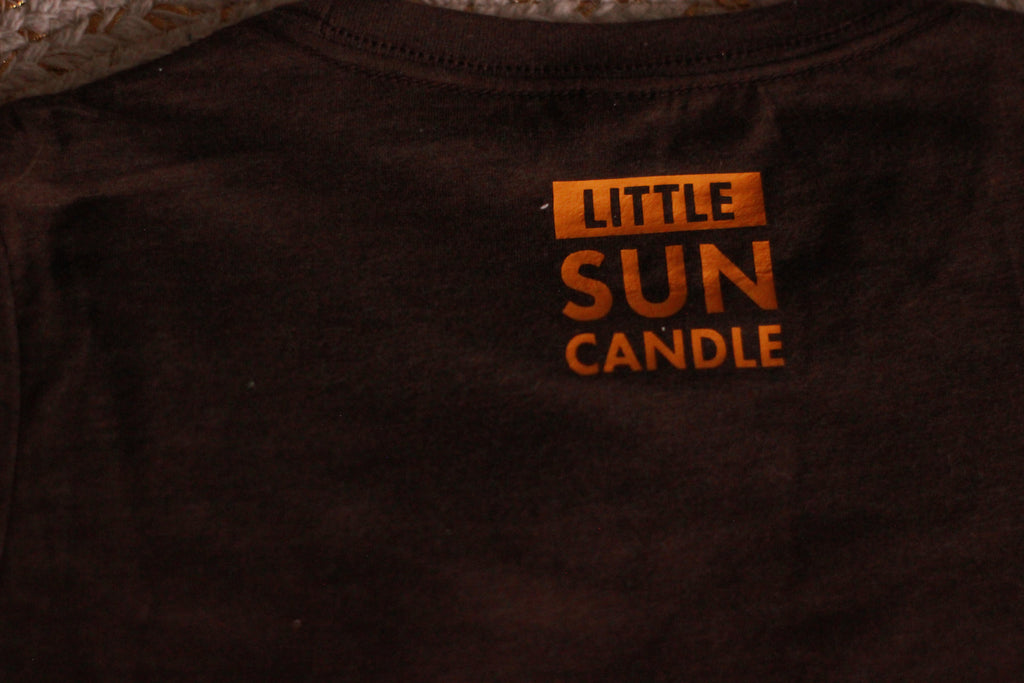 Brown Little Sun Candle Tee - LITTLE SUN CANDLE