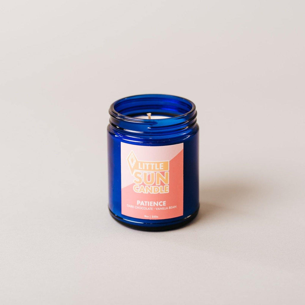 PATIENCE Dark Chocolate + Vanilla Bean Little Sun Candle - LITTLE SUN CANDLE